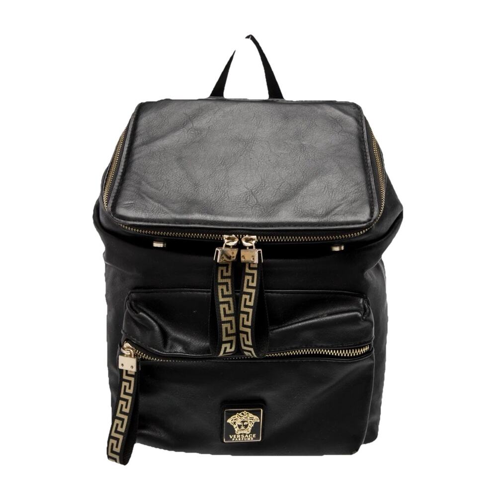 Versace Parfums Medusa Backpack Black & Gold